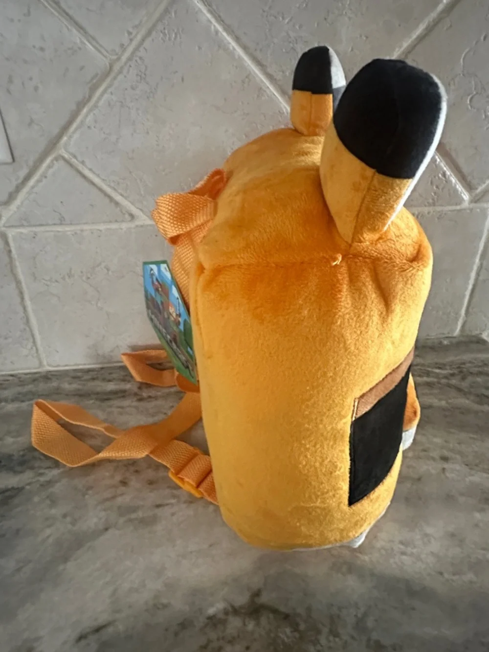 Minecraft Fox Plush Backpack